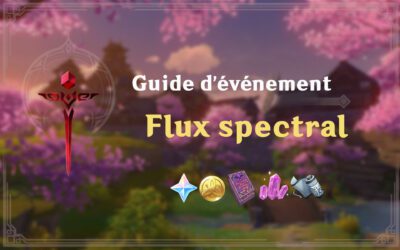 Guide de l’événement « Flux spectral »