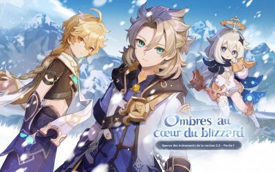 Liste et dates des events de première partie de la 2.3 !