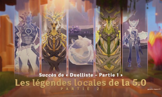 Succès de « Duelliste – Partie 1 » : Les légendes locales de la 5.0 – Partie 2